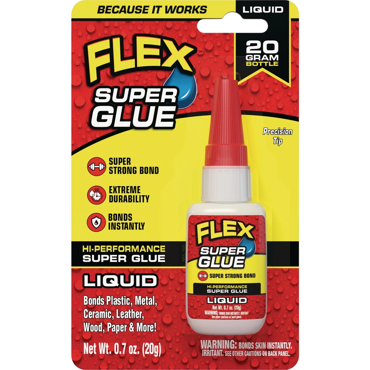 Liquid 0.7 Oz. High Strength Adhesive For Multiple Surfaces