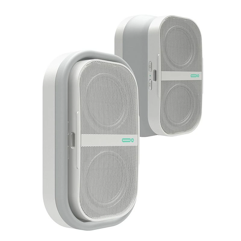 Mo Expandable Wireless Speaker With Universal Click Mount & Wallet, Snow Colorway