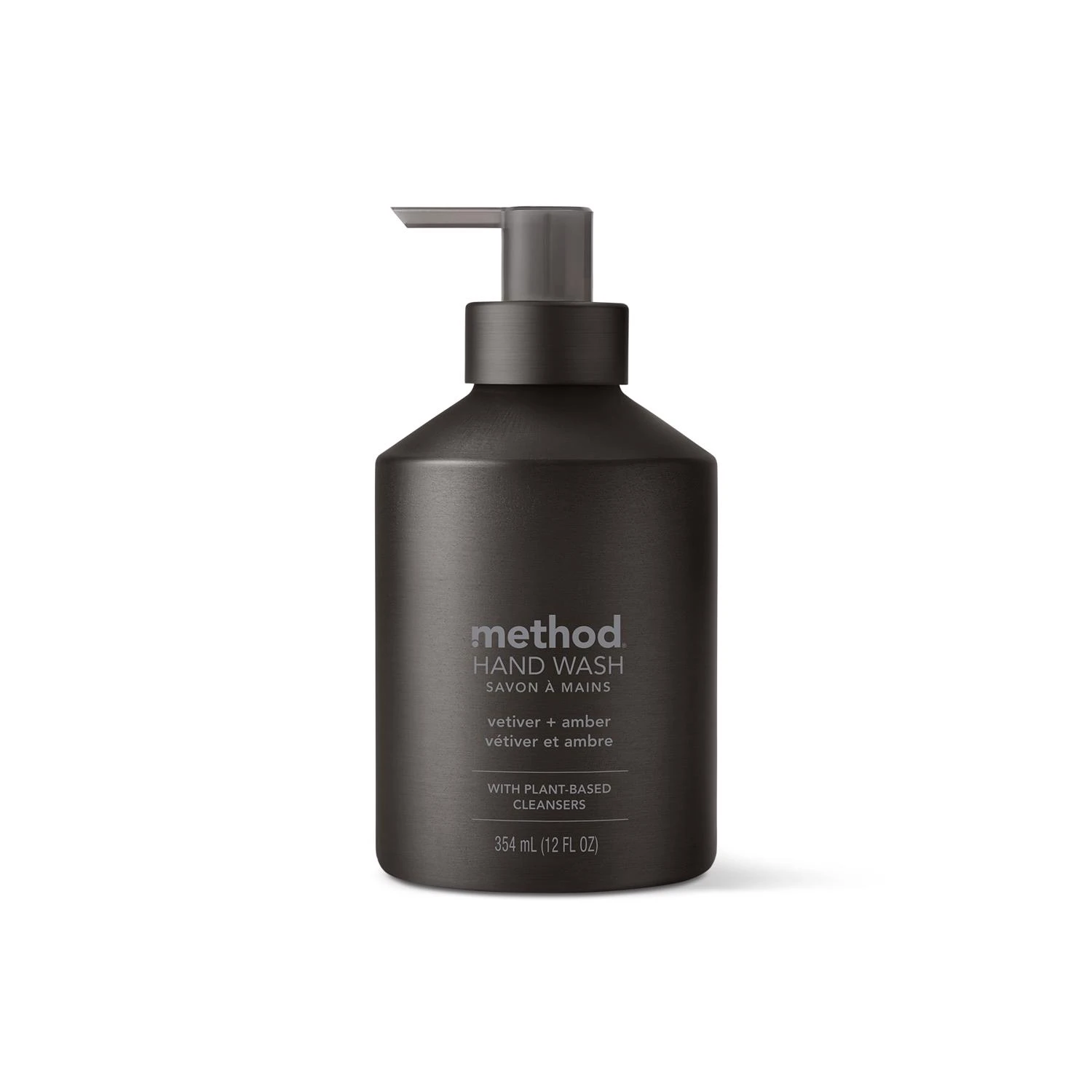 12 Oz. Vetiver & Amber Premium Gel Hand Wash In Recyclable Aluminum Bottle