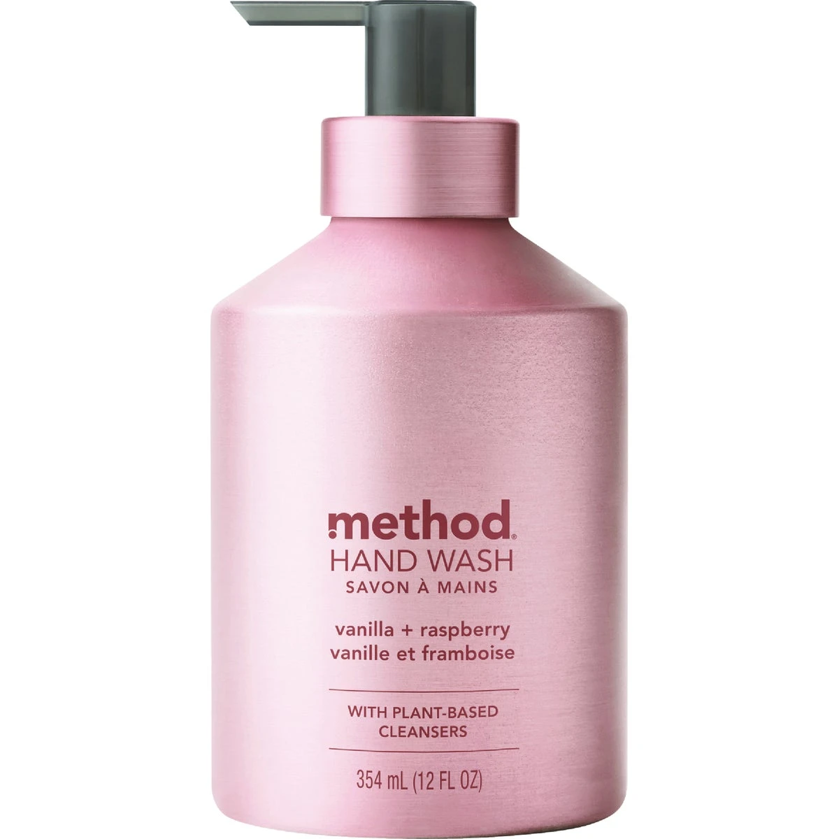 12 Oz. Vanilla + Raspberry Gel Hand Wash - Biodegradable & Cruelty-free