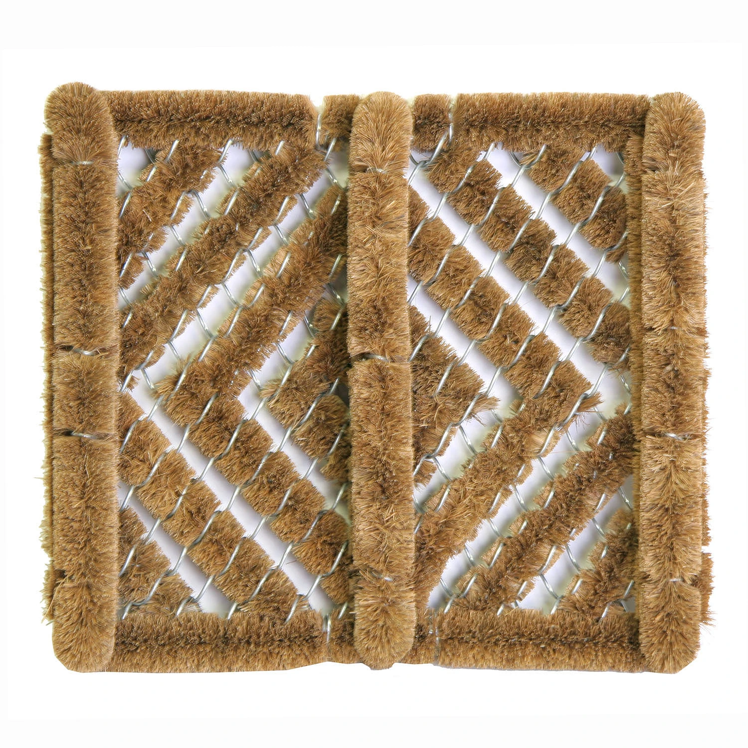 12 In. W X 14 In. L Brown Adirondack Coir Boot/shoe Scraper