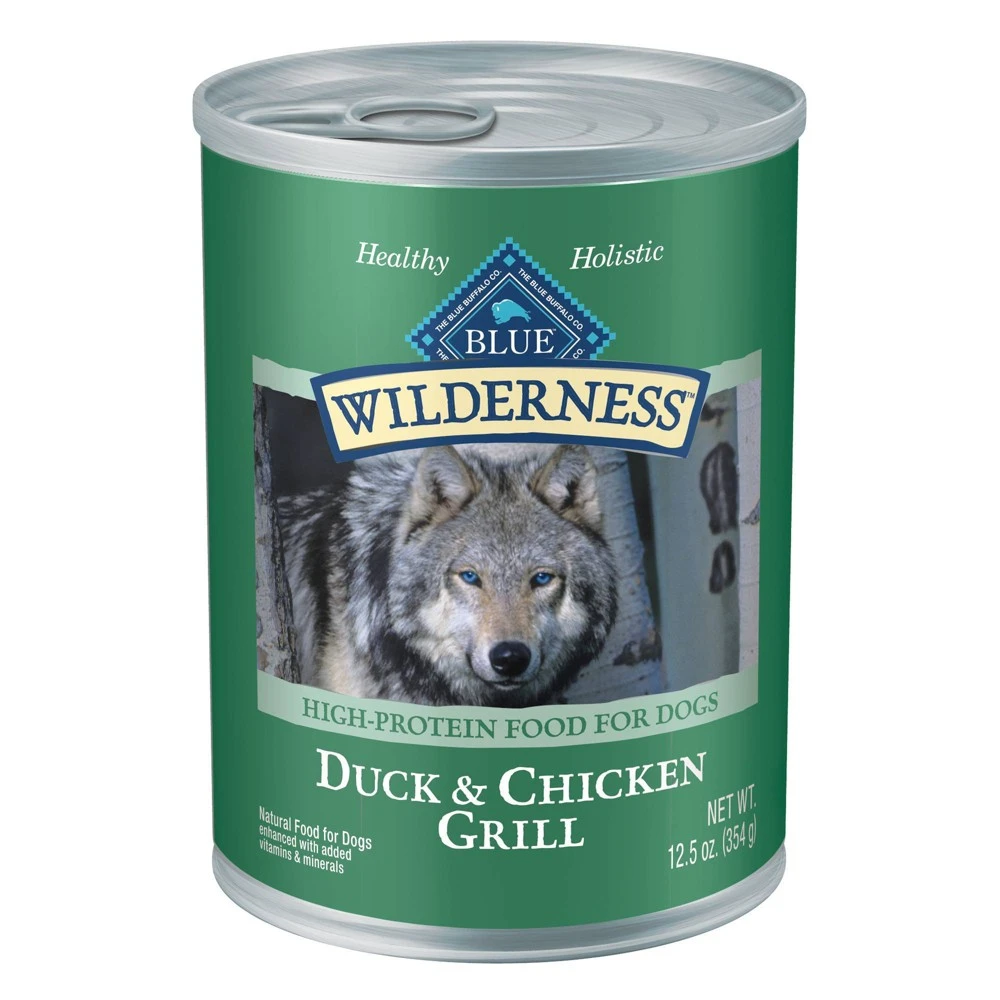 Duck/Chicken Grill Dog Food, 12.5 oz. Can