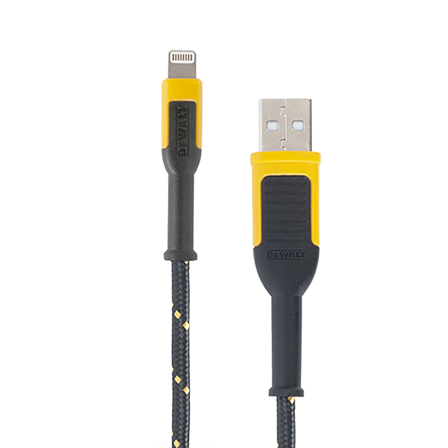 10 Ft. Lightning To Usb Charge And Sync Cable - Black/yellow, Reinforced Design