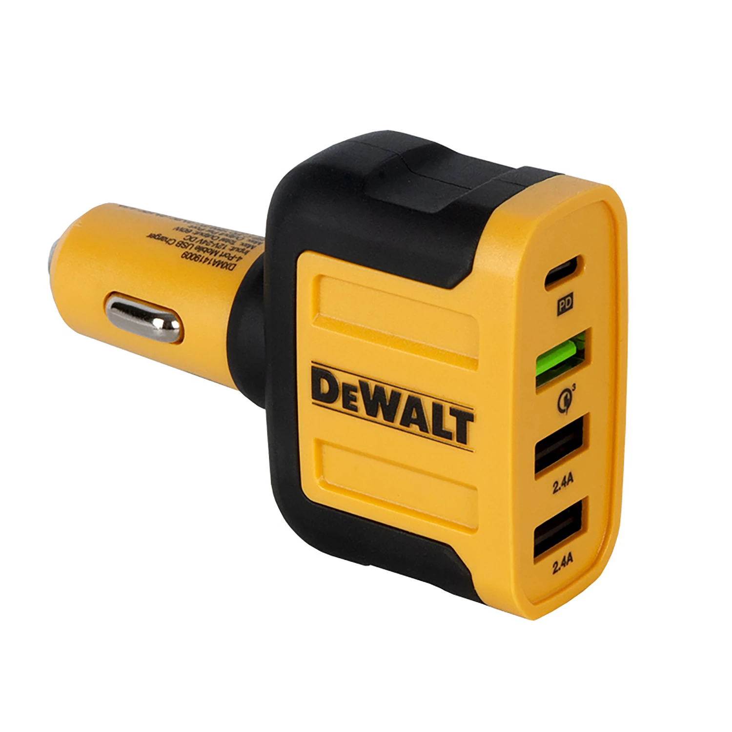 4-Port Mobile USB PD Quick-Charge Car Charger Adapter