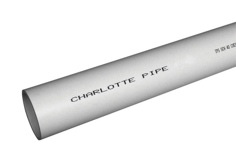 Polyvinyl Chloride Cell Core Drain Waste Vent Pipe Schedule Forty Four Inch by Five Foot