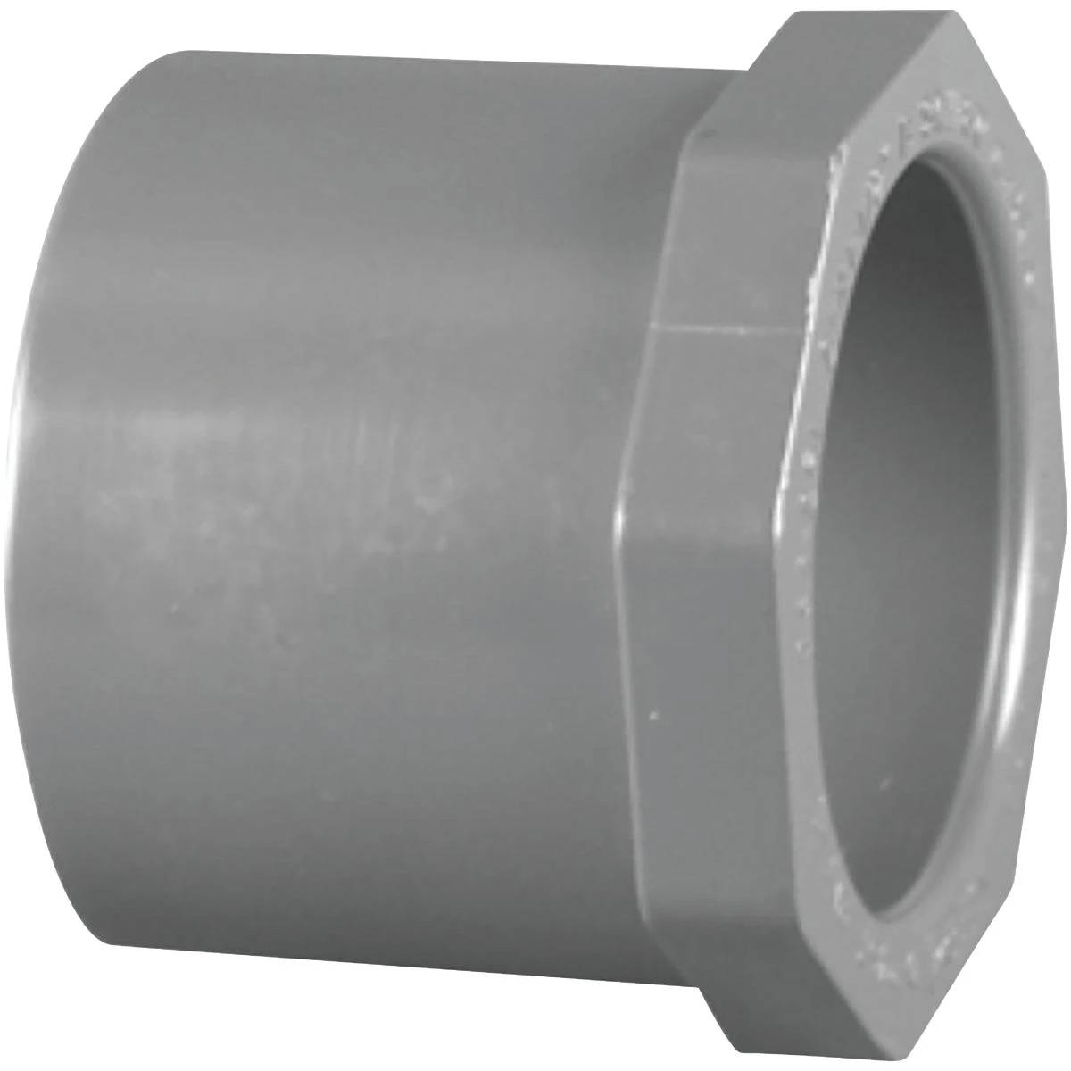 Schedule 80 PVC Spigot x Slip Reducer Bushing (Flush Style), 1 x 3/4 In.