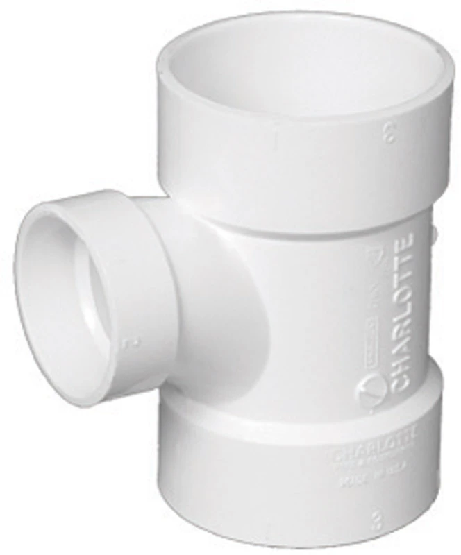 PVC TEE SANITARY REDUCE 3 X 2IN