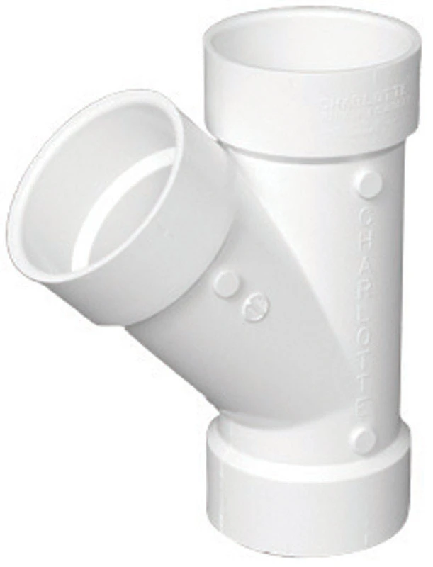 PVC DWV SCH40 WYE 1-1/2IN
