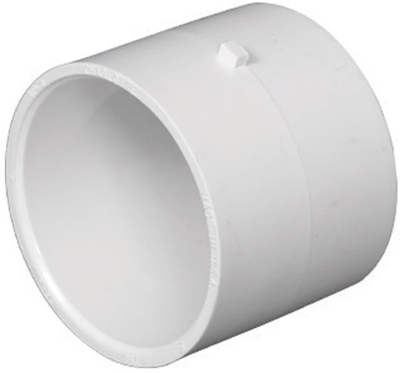 Schedule 40 DWV PVC Pipe Repair Coupling, 2 In.
