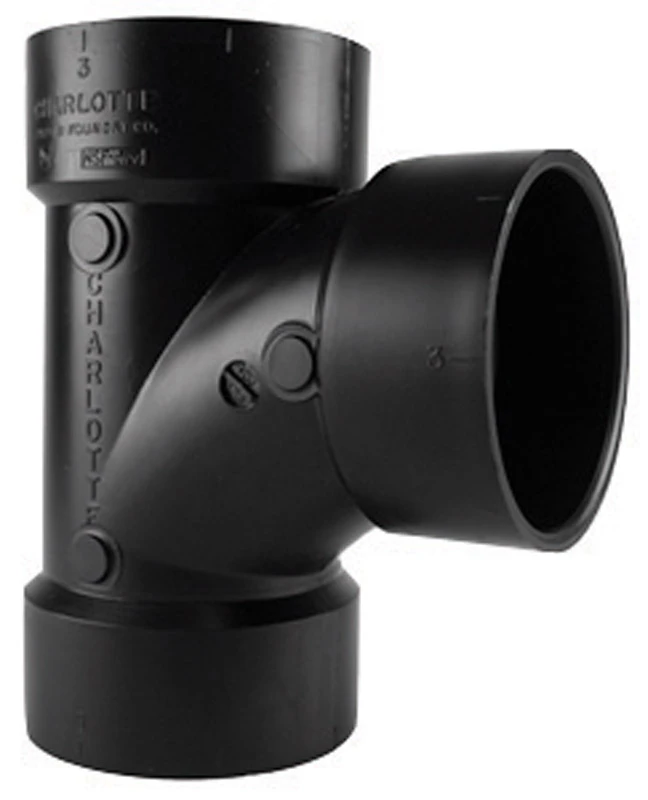 1-1/2 In. Hub X Hub X Hub Abs Sanitary Waste & Vent Tee