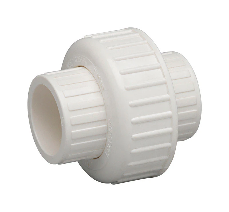 Schedule 40 PVC Solvent Weld Slip Union, 1-1/2 In.