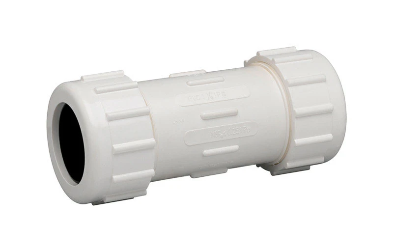 PVC Compression Repair Pipe Coupling, 1-1/2 In.