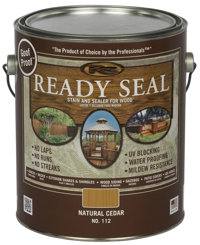 Goof Proof Semi-transparent Natural Cedar Oil-based Wood Stain And Sealer 1 Gallon