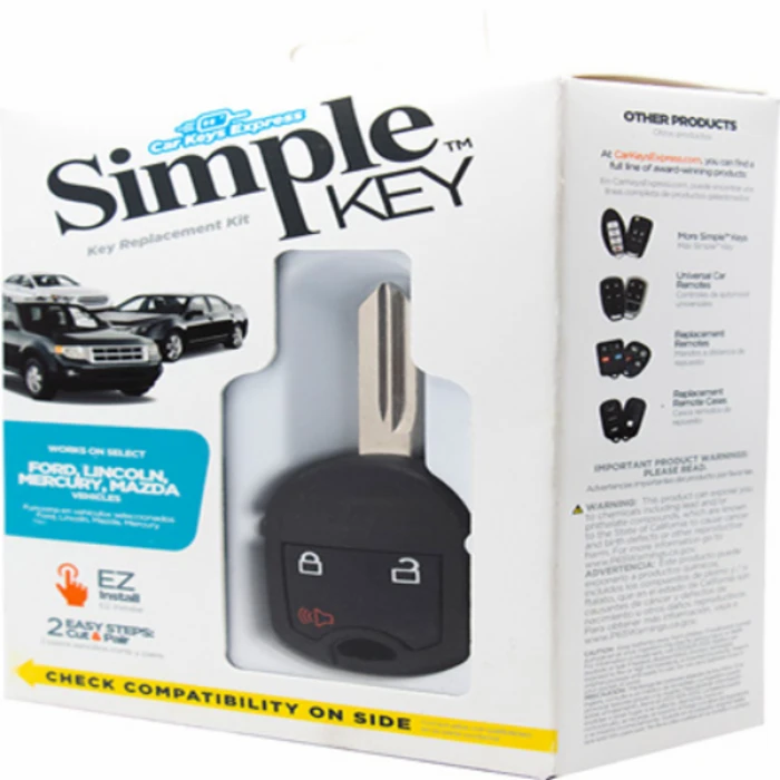 Simple Key Programmer & Car Remote Key Combo For Select Ford Lincoln Vehicles