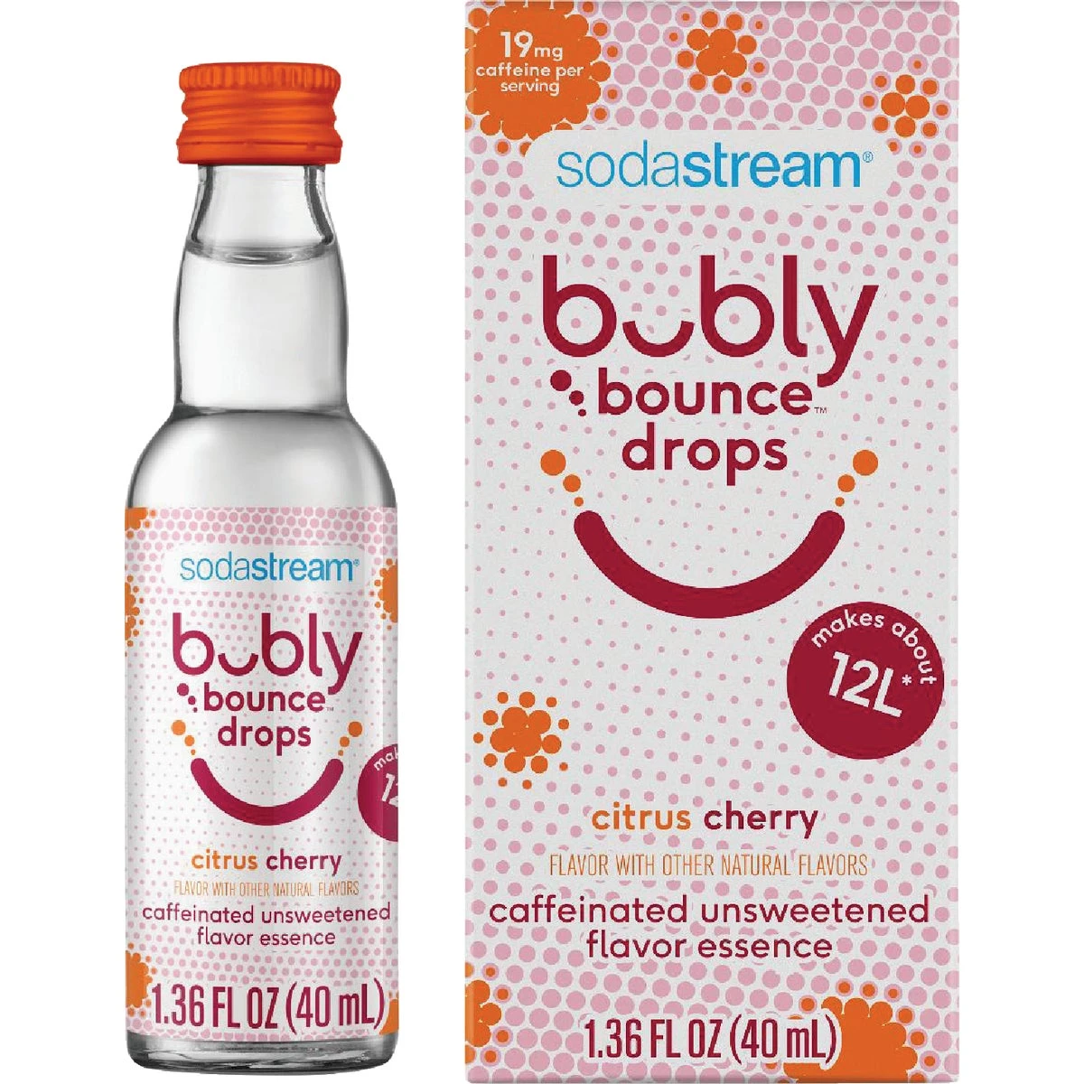 Bubly Bounce Cherry Citrus Fruit Drops, 40 ml