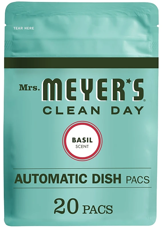 Automatic Dishwasher Detergent Pod Packs, Basil, 20-Ct.