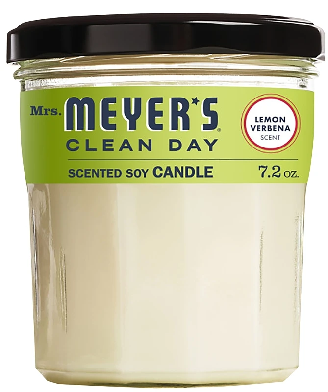 Lemon Verbena Scented Soy Candle, 7.2 Ounce