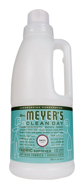 Mrs. Meyer's Clean Day Basil Scent Fabric Softener Liquid 32 oz 1 pk