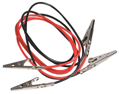 Battery Test Lead Set with 30-Inch Leads for Electrical Testing