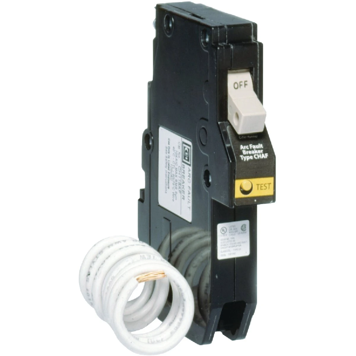 Ch 20a Single-pole Cafci Combination Arc Fault Circuit Breaker, Model Chfn120af