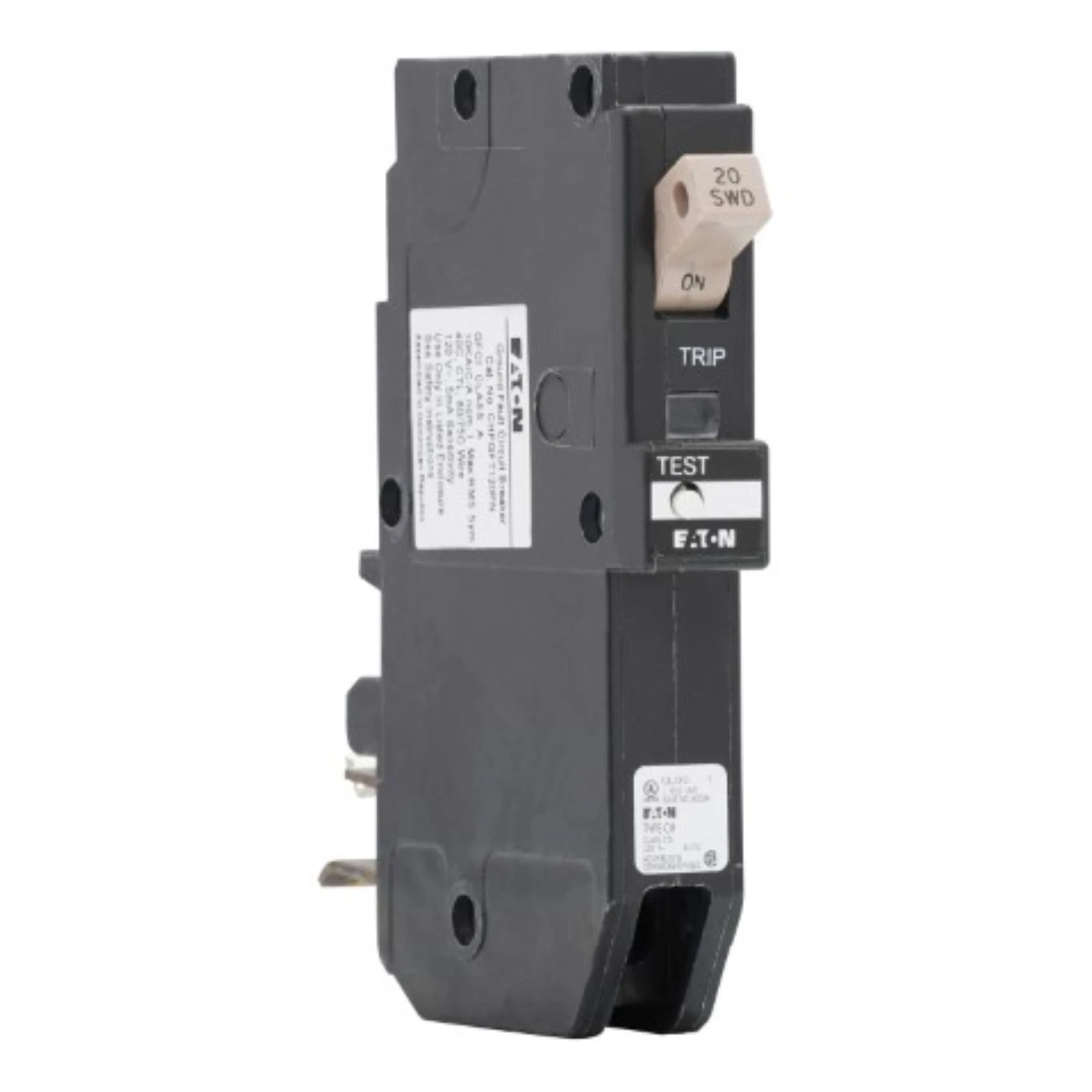 Ch 20 Amp Single-pole Gfci Circuit Breaker - Model Chfp120gf
