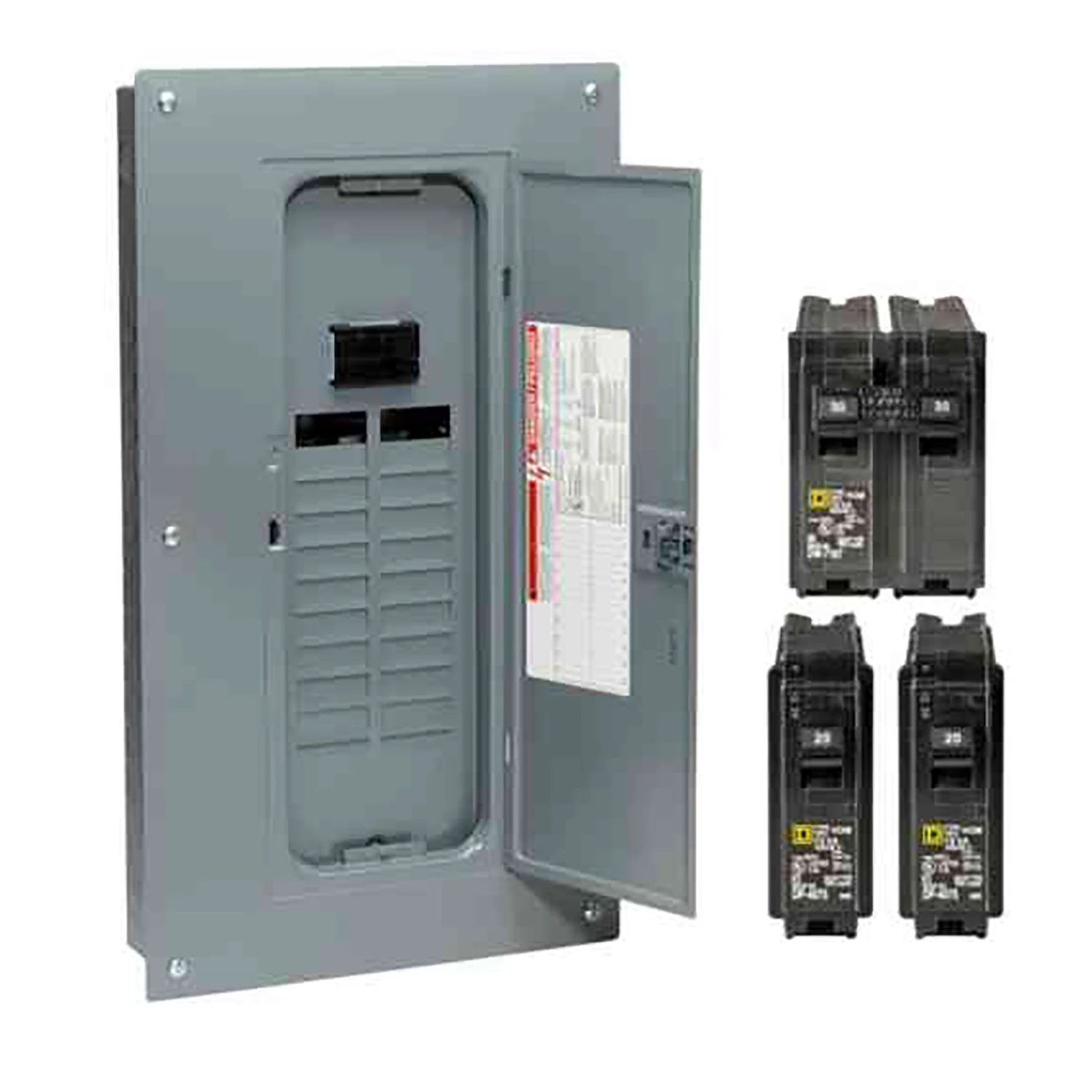 Homeline 100a 20-space 40-circuit Indoor Main Breaker Load Center Value Pack