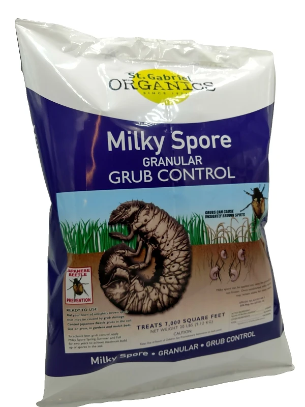 20 Lb. Milky Spore Granules For Grub Control - Organic Solution