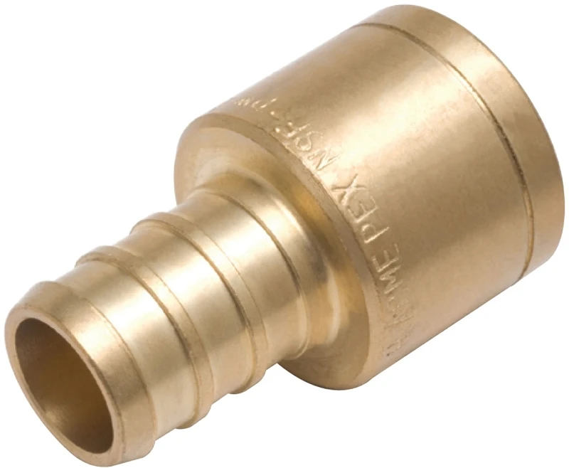 1/2 In. Female Sweat X 1/2 In. Brass Pex Adapter - Lead-free