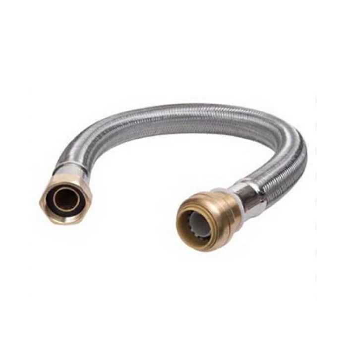 1/2 In. X 3/4 In. Fip X 18 In. L Braided Flexible Water Heater Connector