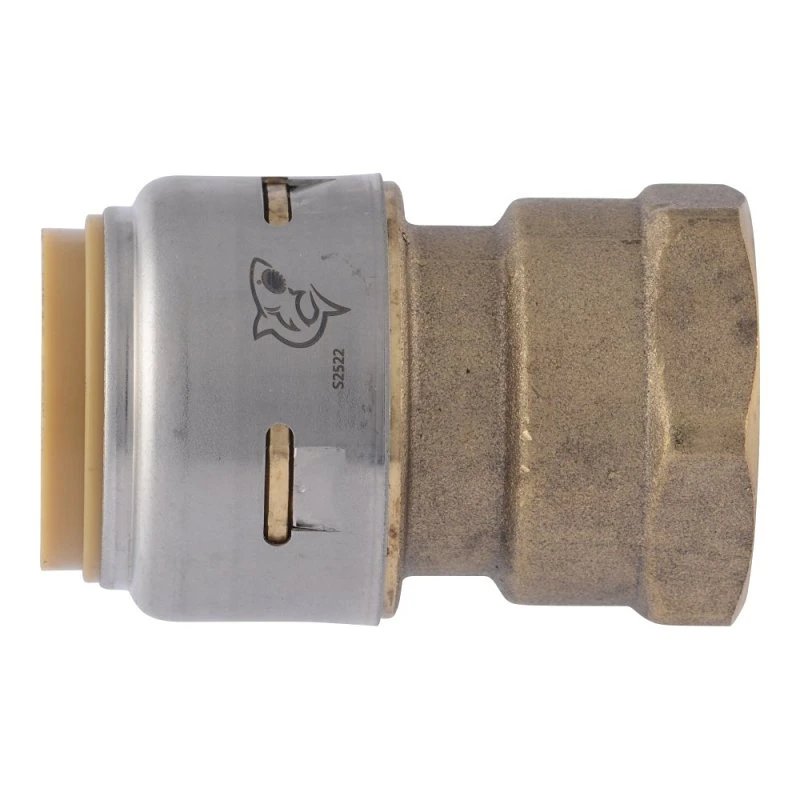 3/4 In. X 3/4 In. Fnpt Brass Push-to-connect Female Adapter Ur088a