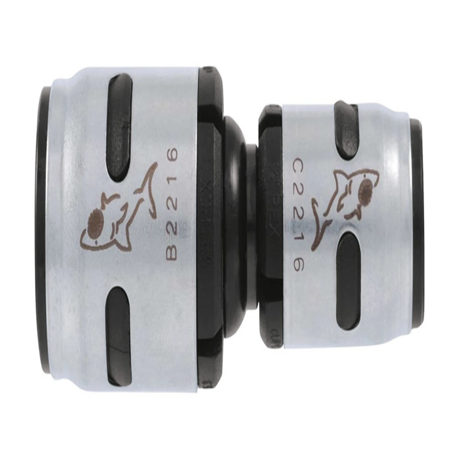 PEX Evopex Push To Connect Reducing Coupling, 3/4 Inch by 1/2 Inch