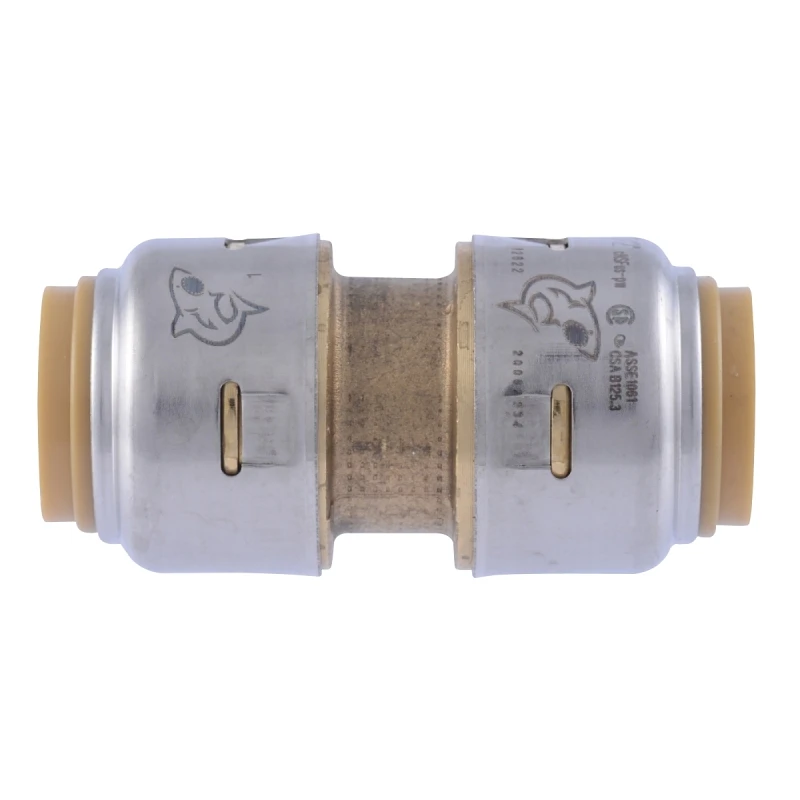1/2 In. Push-to-connect Lead-free Brass Coupling Ur008a