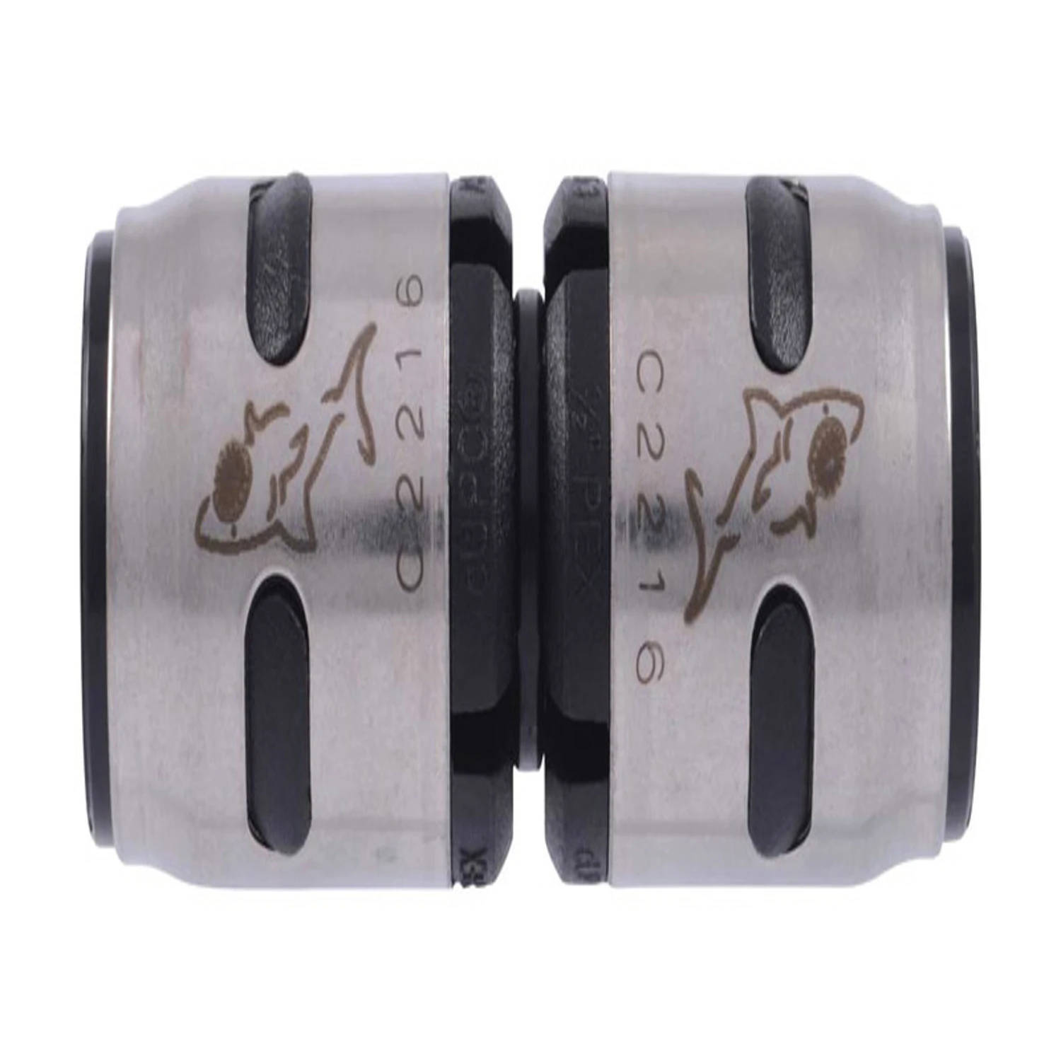 Evopex 1/2 In. X 1/2 In. Push-to-connect Plastic Coupling