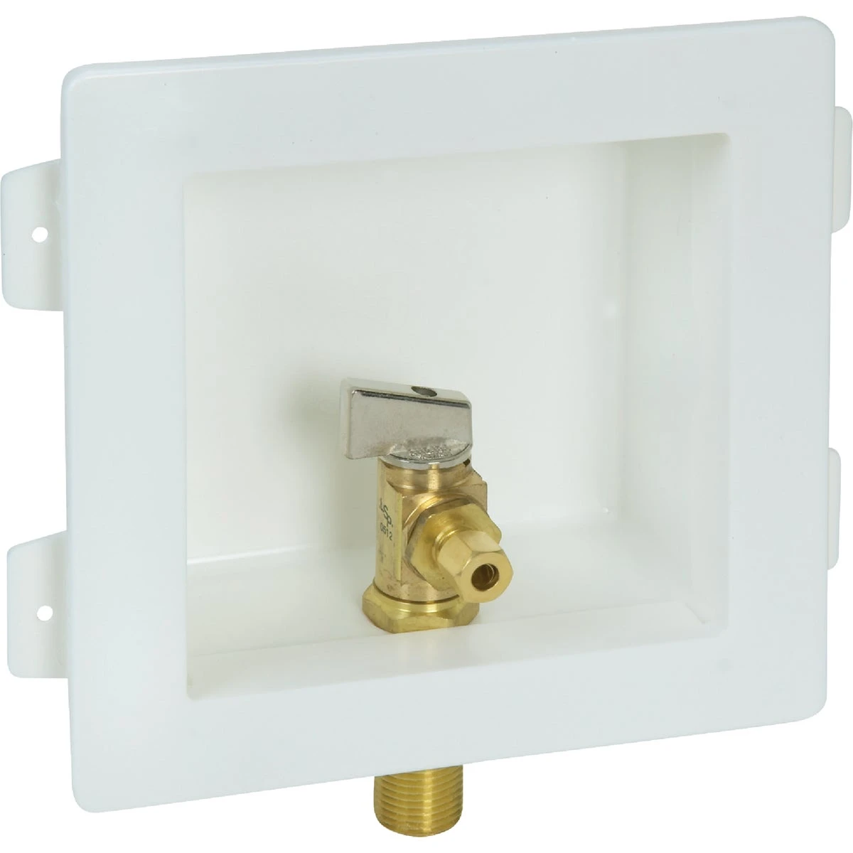 Ice Maker Outlet Box With Valve, Model 9dob-801e, High-impact Plastic