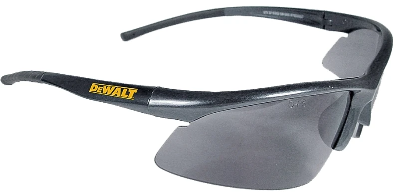 Radius Black/yellow Frame Safety Glasses With Smoke Lenses Dpg51-2c