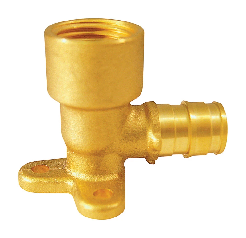 1/2 In. Barb X 1/2 In. Fnpt 90 Deg. Brass Drop Ear Pex-a Elbow