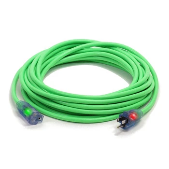 50-ft. Green Extension Cord, 12/3 Awg, Heavy Duty Cold Weather