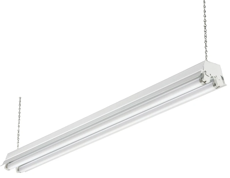 1233 Re 2-light T8 Fluorescent Shop Light Fixture, 4-ft.