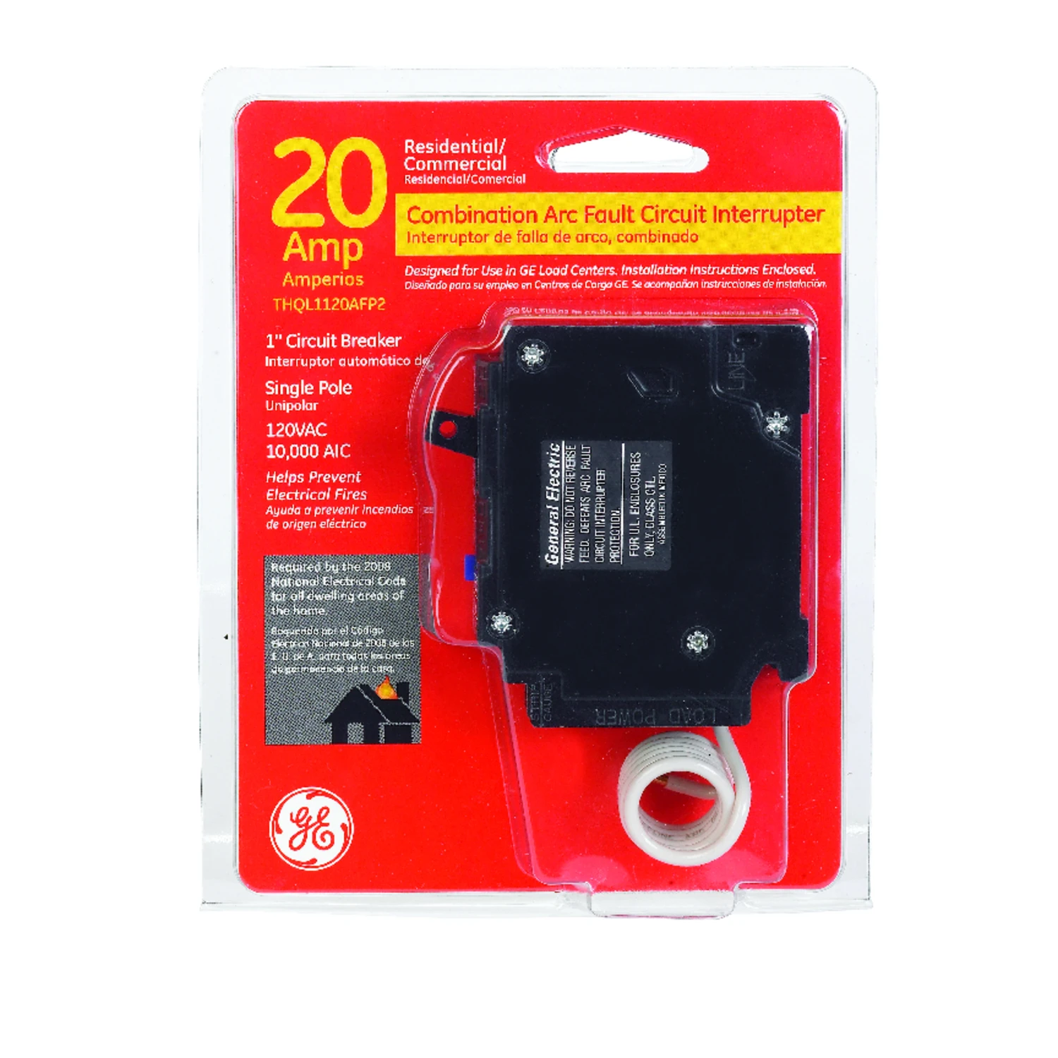 20 Amp Single-pole Arc Fault Circuit Breaker Thql1120afp2
