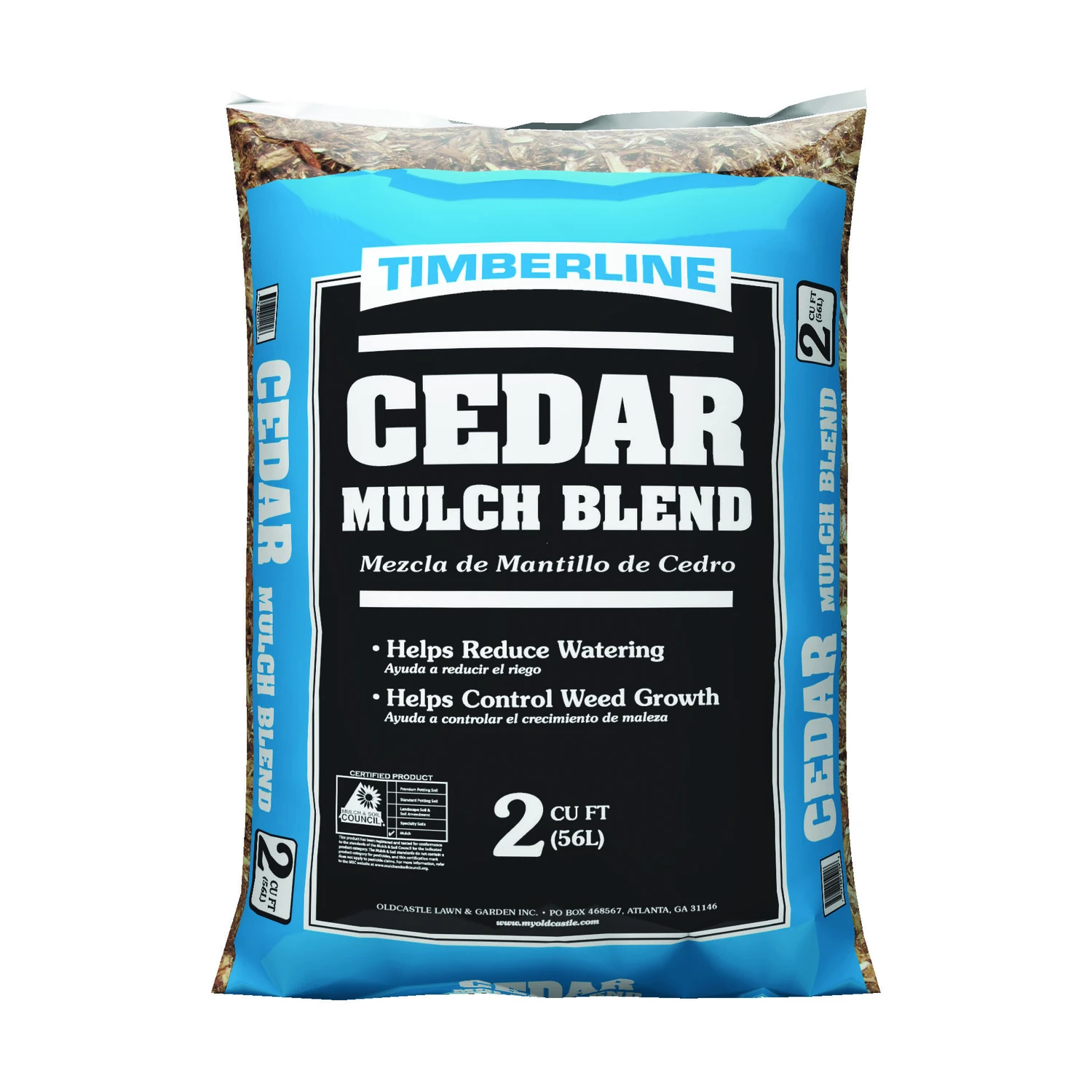 2 Cu. Ft. Cedar Mulch - Premium Natural Ground Cover