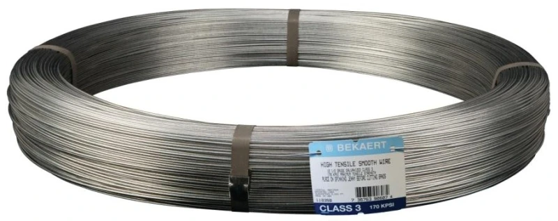 High Tensile Smooth Fence Wire, 12.5 Gauge, 170k Psi, Class 3, 2000 Ft.