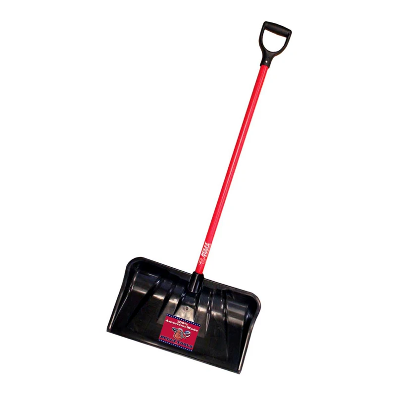 Combination Snow Shovel and Snow Pusher, 22 Inch Blade Width