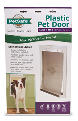 19.75 In. H X 12.5 In. W Large Plastic Pet Door For Dogs And Cats