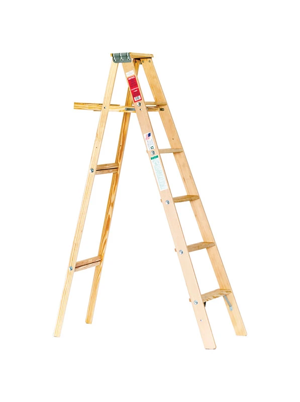 6 Ft Wood Step Ladder Type Iii 200 Lb Capacity