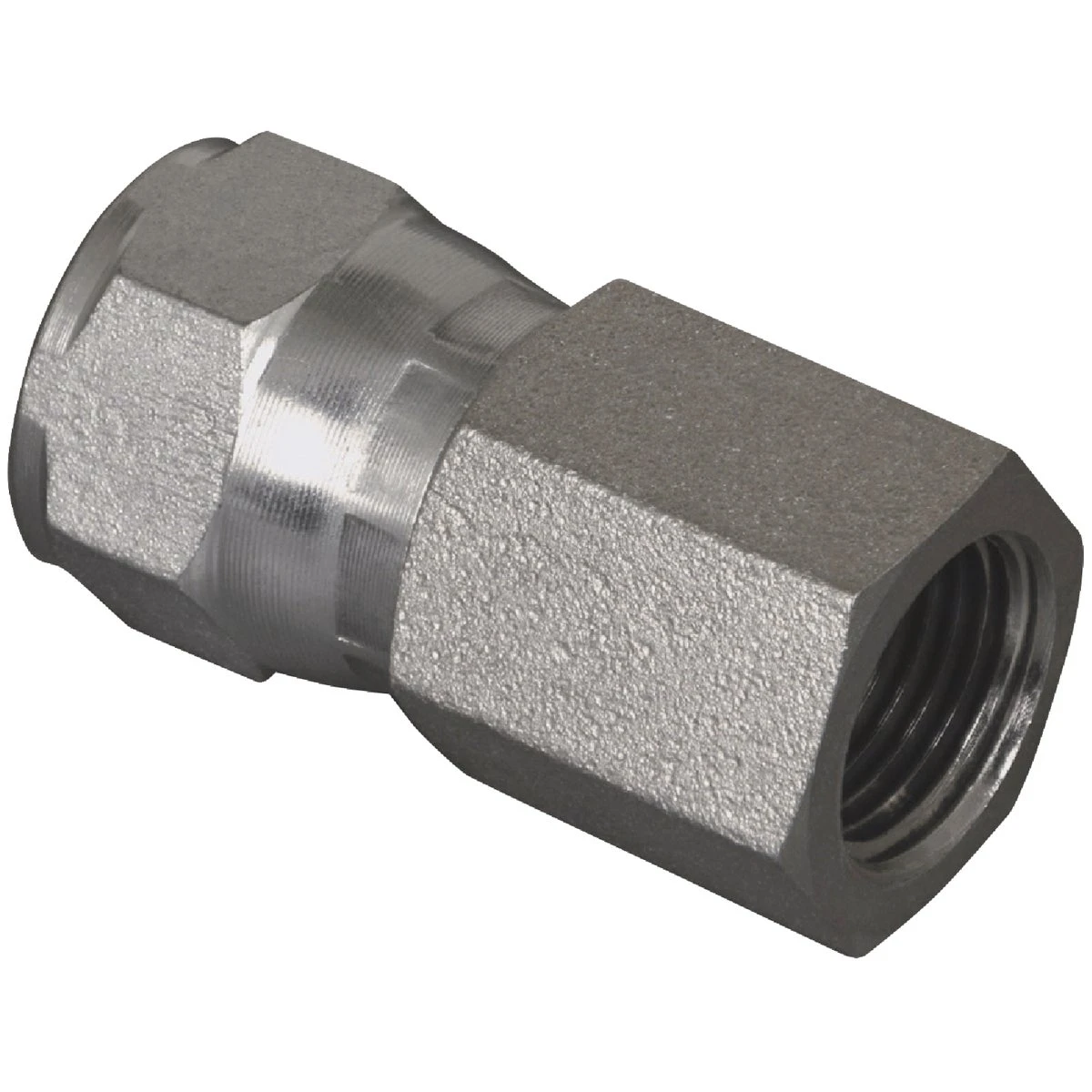 Hydraulic Adapter, 1/2-In. Female JIC x 3/8-In. FP Swivel