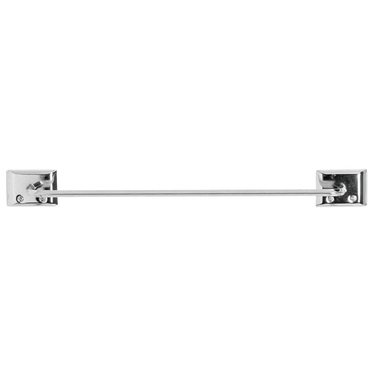 24-Inch Chrome Finish Towel Bar for Bathroom Wall Mount