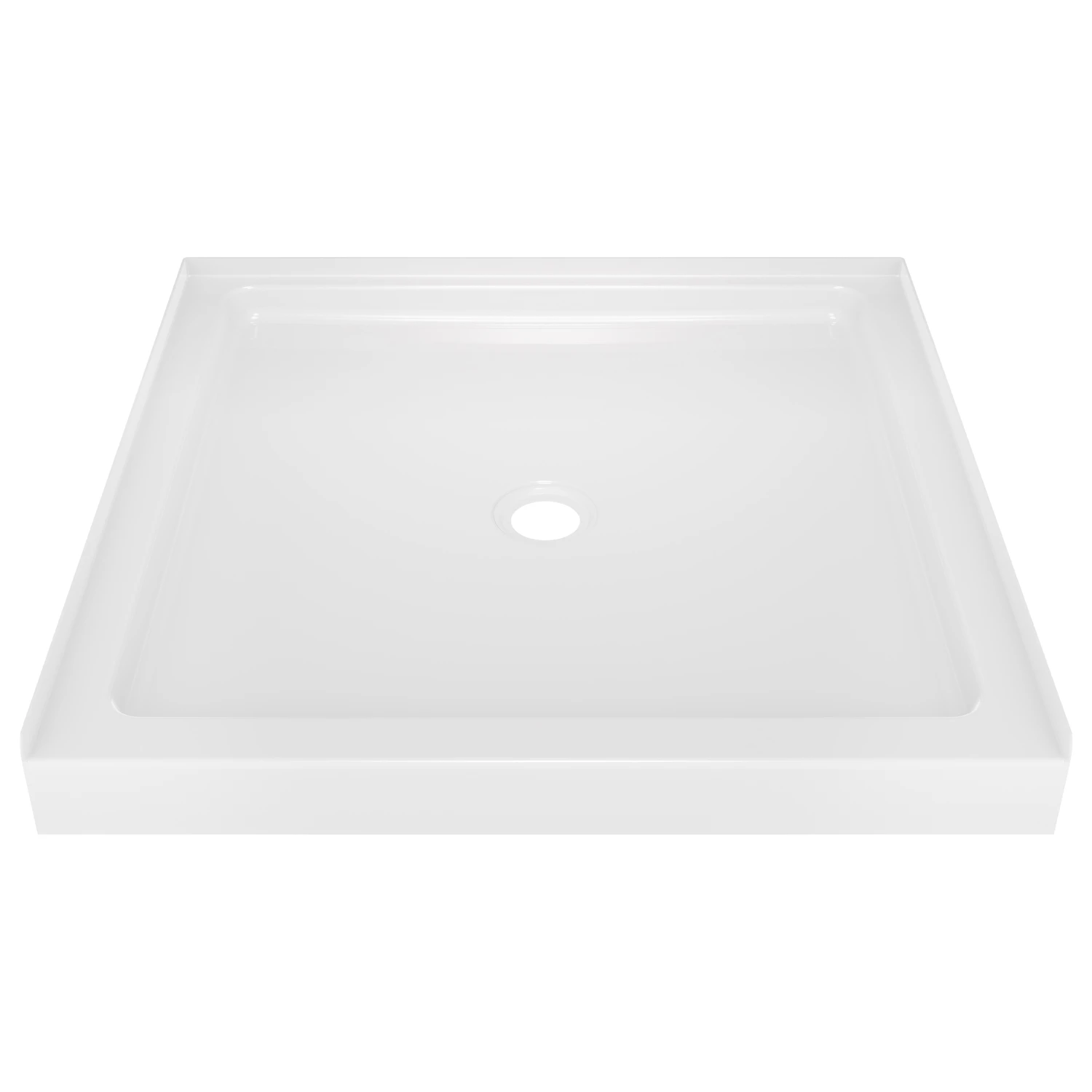 Classic 400 High-Gloss White Shower Base 36 by 36 Inches