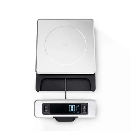 Good Grips Stainless Steel Food Scale with 11 Pound Capacity and Digital Display