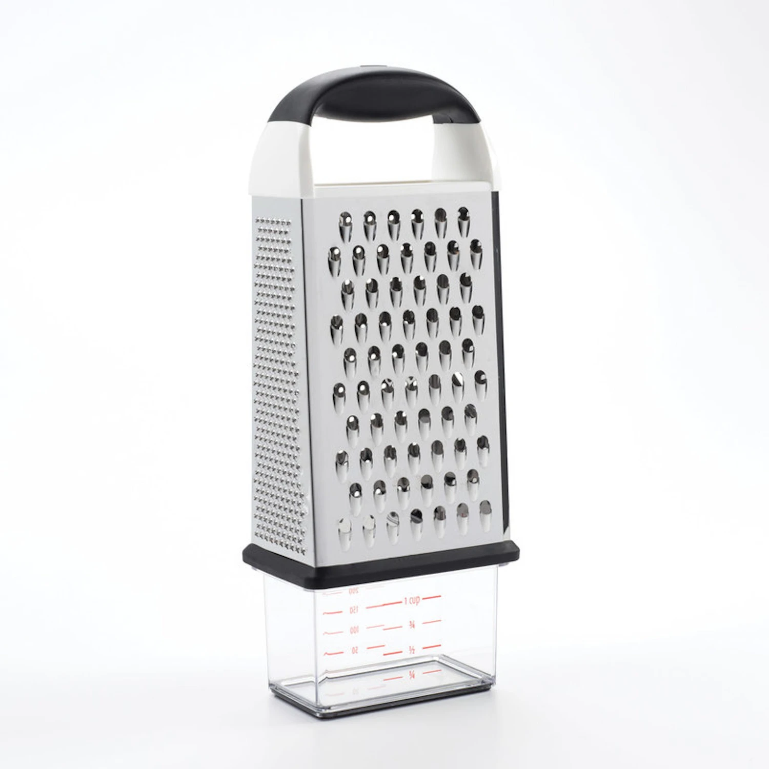 4-sided Stainless Steel Box Grater With Container, Model 1057961