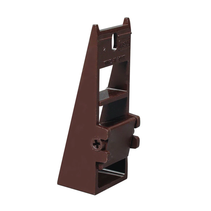 11 In. H X 8 In. W X 7 In. L Brown Vinyl Universal Fascia Fixer